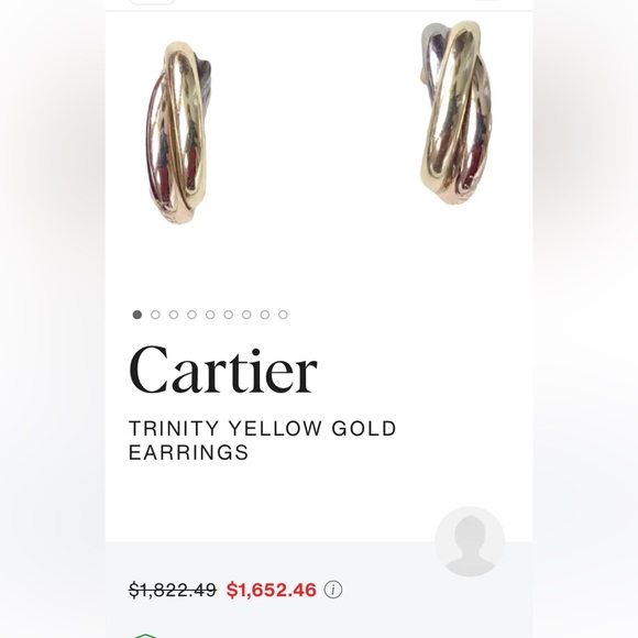 ABSTRACT MULTIDIMENSIONAL STERLING SILVER 925 TRIPLE INTERTWINED HOOPS. - Picture 14 of 14